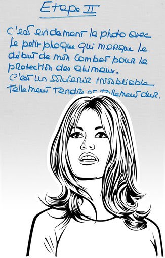 Luxury handbag with handwritten letter by Brigitte Bardot